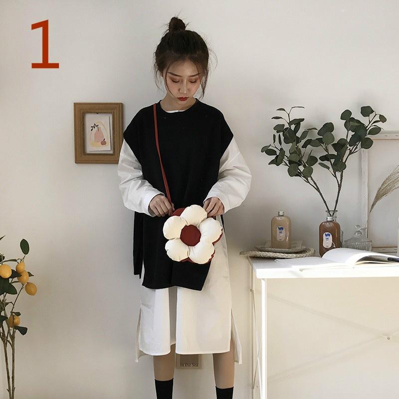 Macarone Cute Small Flower Bag Women's Bag Messenger Bag Simple Casual Style