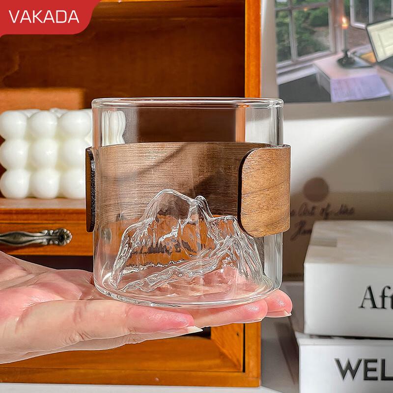 VAKADA Mountain View Whiskey & Beverage Glass
