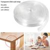 1 Rolle Stoßstangenstreifen, transparent, stark klebend, schneidbar, schützender Antikollisionsgummi, Kinderschutzstreifen, Wohnaccessoires