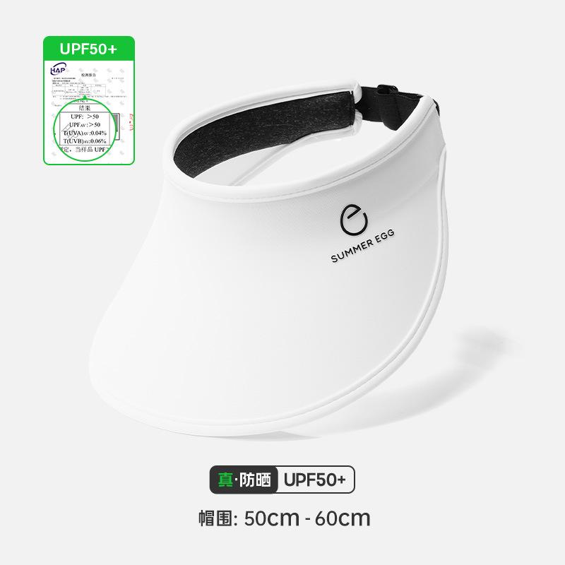 Nouveau chapeau haut vide pare-soleil en soie glacée à large bord réglable chapeau de soleil chapeau de sport d'extérieur pour enfants chapeau de soleil