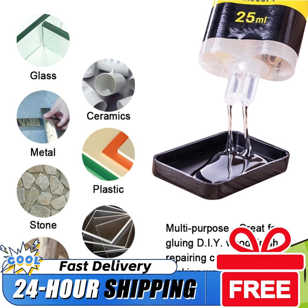 1/2/5PCS 4ML/25ml Epoxy Resin AB Glue Waterproof Instant Fast Adhesive Repair Strong Super Liquid Glue For Wood Plastic Metal