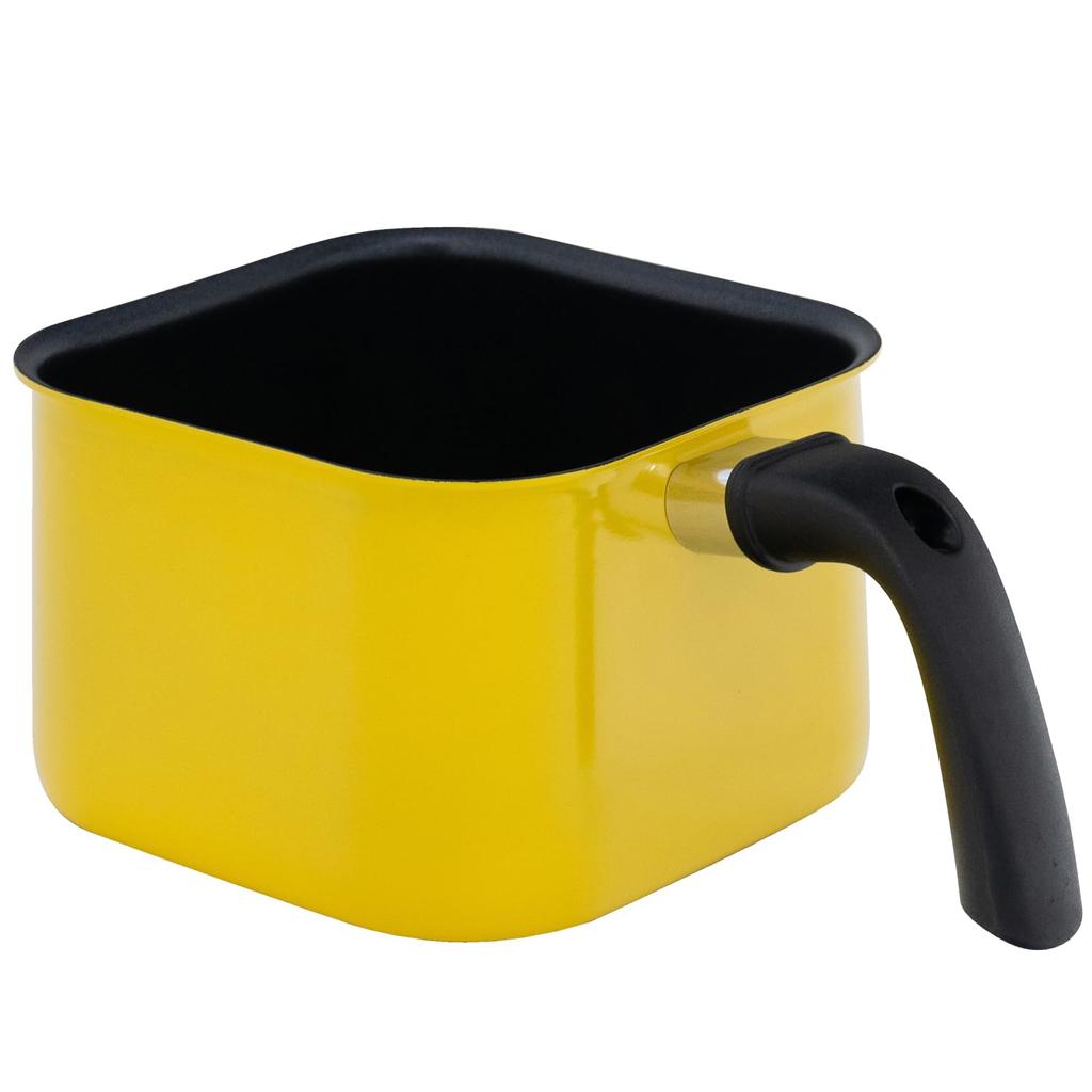 Wahei Freiz 6-in-1 Square Pot Mini Yellow IHGas Compatible Square Multi-Pot for Stir-frying, Boiling, Deep-frying, Simmering, and Mixing - ToMay