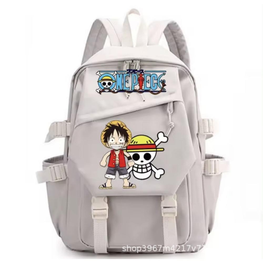 ONE PIECE High School Junior High School Student Elementary School Bag Luffy Fashion Trend Large Capacity Teen Backpack