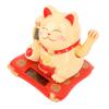 3.5in   Fortune Cat Solar Powered Waving   Cat Display Decoration for Desktop Home Entrance Car