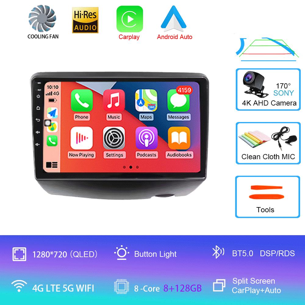 Android 14 Car Radio Multimedia For Toyota Vitz XP10 Yaris Platz Echo 1999-2005 Stereo Auto Carplay Autoradio GPS Navigation DSP