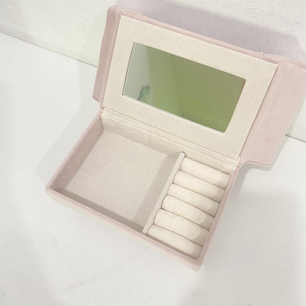 Elegant Mini Couch Earrings Ring Display Stand Dutch Velvet Doll House Furniture  Jewelry Store