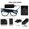 Fancyfamily 1PC Halloween Fluorescent LED Luminous Eyeglasses Sunglasses Party Props