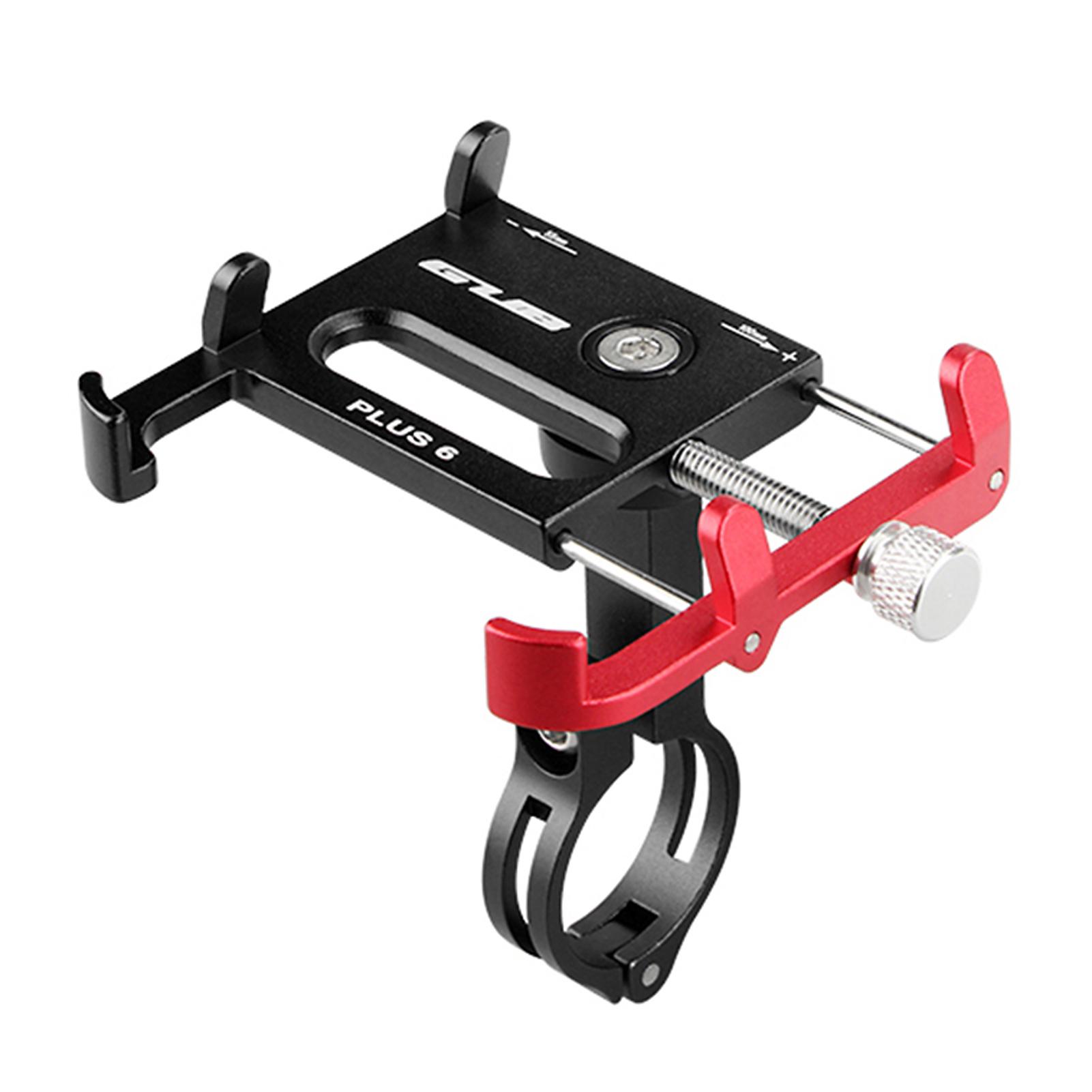 

Алюминиевый сотовый телефон MTB велосипедный руль держатель для велосипеда универсальный чёрный/красный