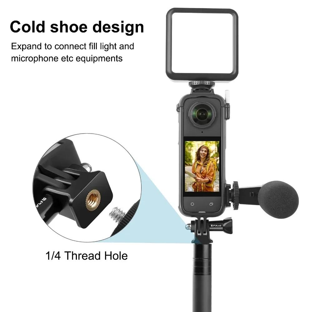 For Insta360 X4 X3 Protective Camera Housing Frame Case For Insta 360 X4 Anti Fall Action Camera Frame Camera Mount Accessories