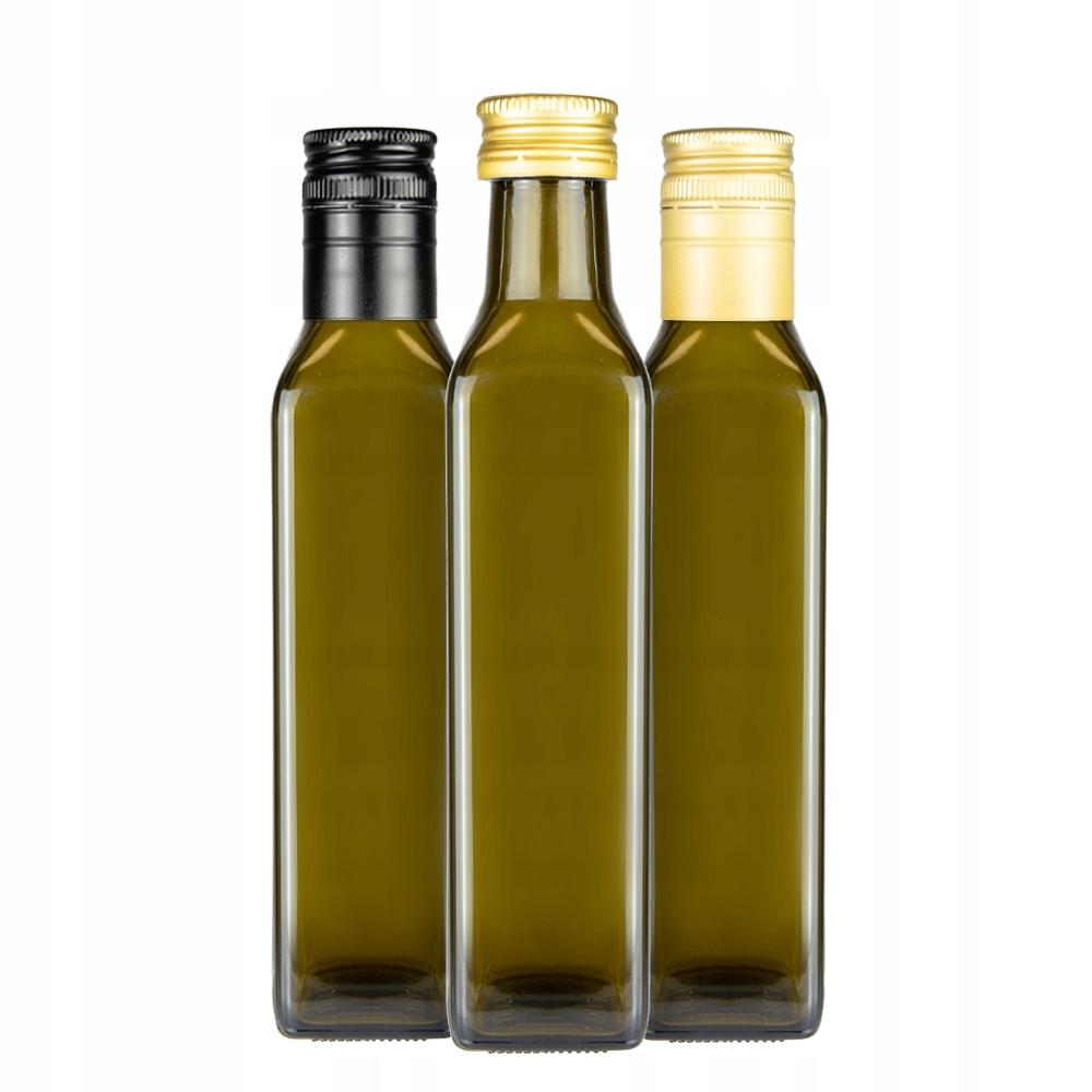 Bottle of MARASCA OLIVE 250ml for olive oil, tinctures, vinegar, oil, syrup, sauce bottles