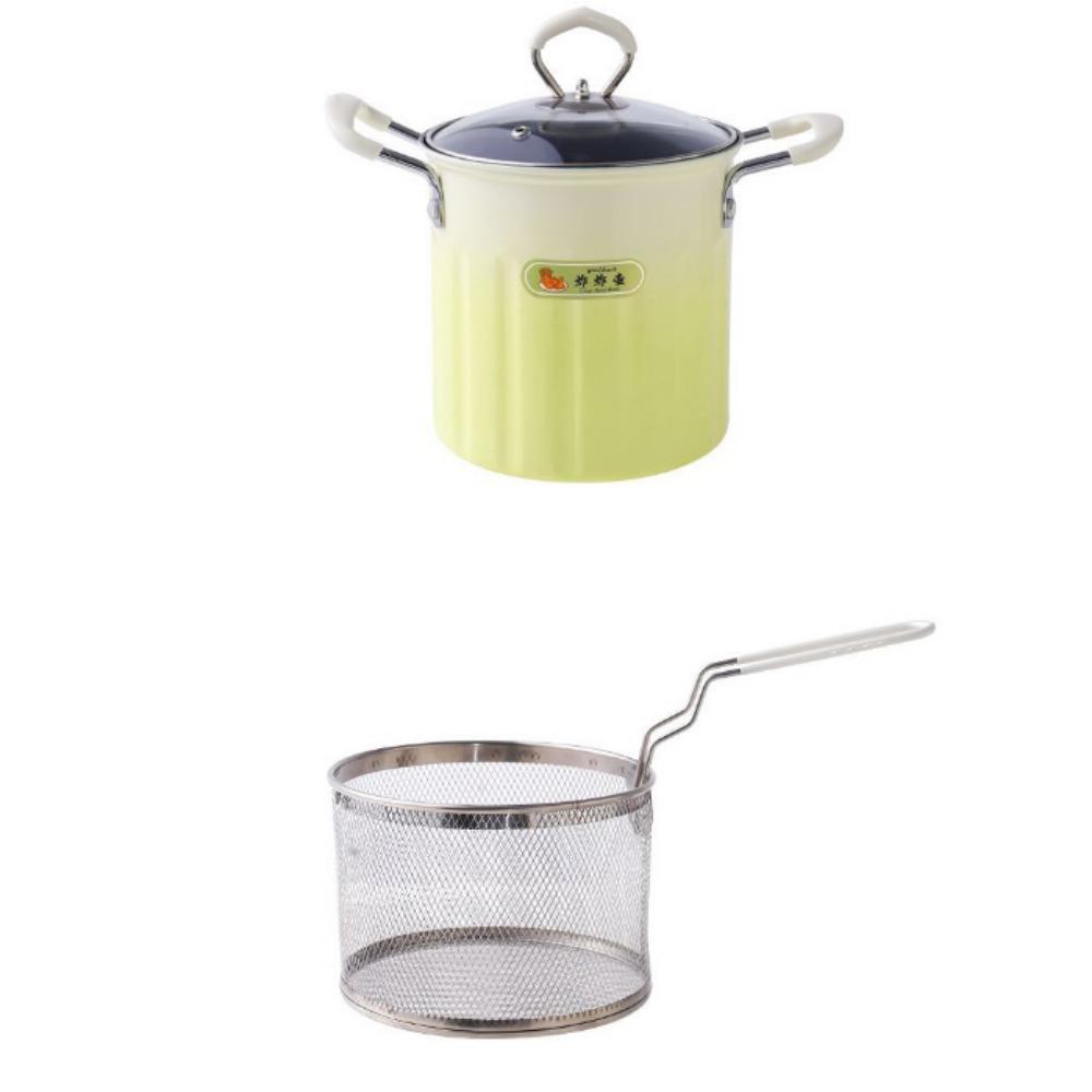 Oil-saving Frying Pan Splash-proof Fryer Pot 3L Deep Fryer Pot  Fried Chicken Shop