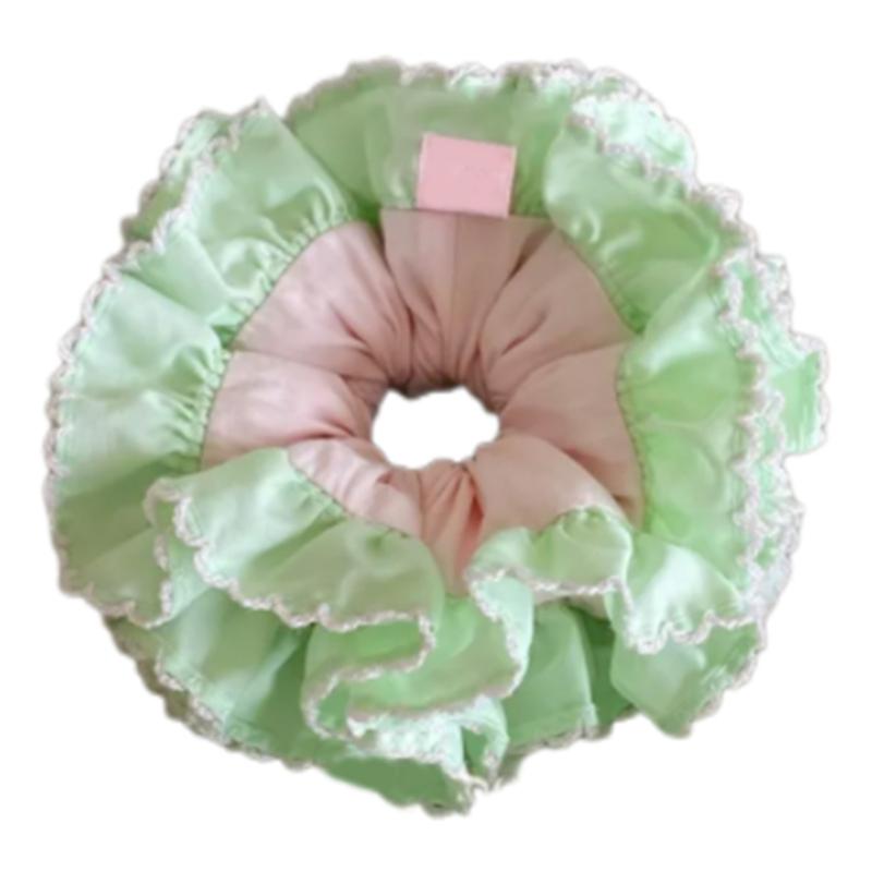 Soft Fabric Hair Accessory Soft Elastic Hair Band Pleats Scrunchie Hair Decoration For Daily Wear And Special Occasion