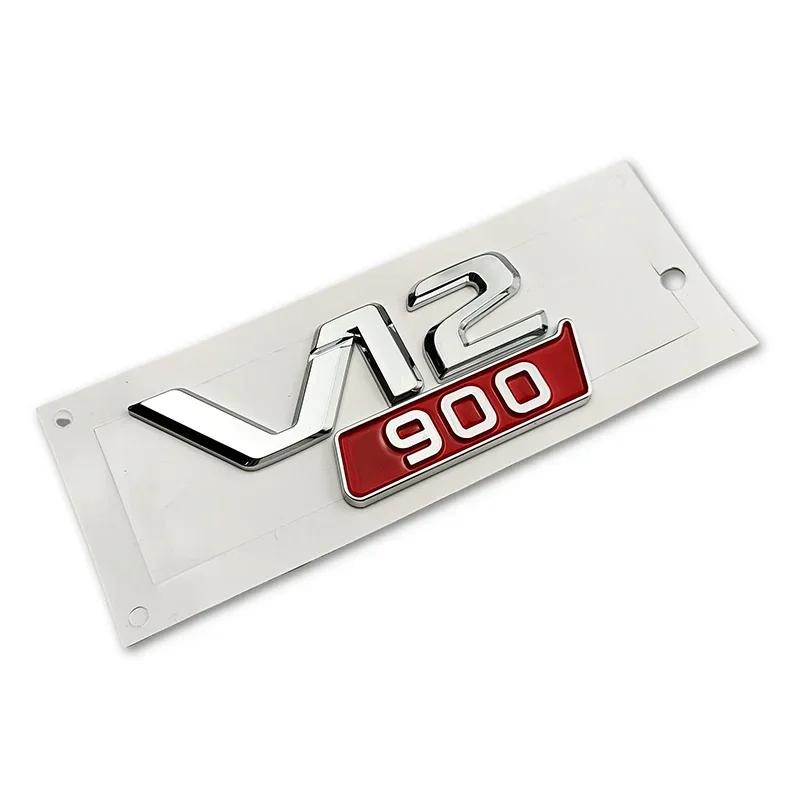 ABS Car Rear Trunk Badge Sticker Body Side Emblem for Mercedes Benz V12 700 800 850 900 W213 W210 W207 W205 CLK CLA GLC GLS ML