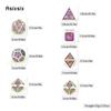 7 Pcs Colorful Standard Metal Dice Solid Metal Polyhedral Dice Set Suitable for Role-Playing RPG  Board Game Card Game