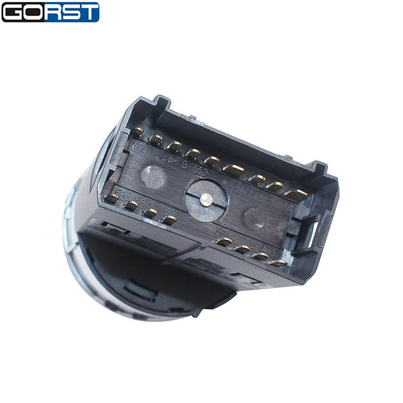 Chrome Headlight Fog lamp Switch Button for VW Golf MK4 Jetta 4 Bora 1998-2008 Passat B5 Lavida 3BD941531A