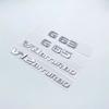 Flat Letters G63 G65 V8 Biturbo V12 Biturbo Emblem for Mercedes Benz AMG W463 Car Side Fender Trunk Nameplate Logo Sticker