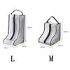 Boot Storage Bag Waterproof Dustproof Transparent Shoes Protection Bag Zippered Portable Boots Pocket Household Travel Storage