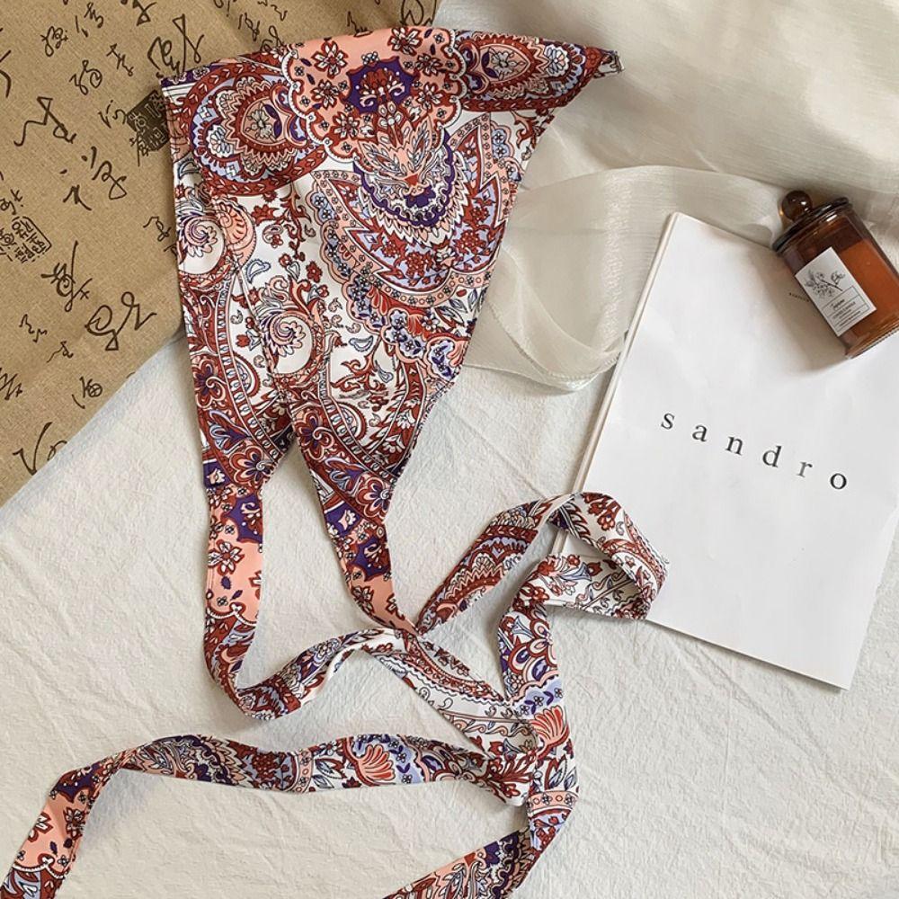 Multi-functional Triangular Scarf Ethnic Style Belt Fashion Waist Seal  Women