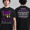 Black Sabbath and Ozzy Osbourne Back To The Beginning Merch Event Tees with Lineup Men Women T-Shirt Ins Y2k New Brand New Style