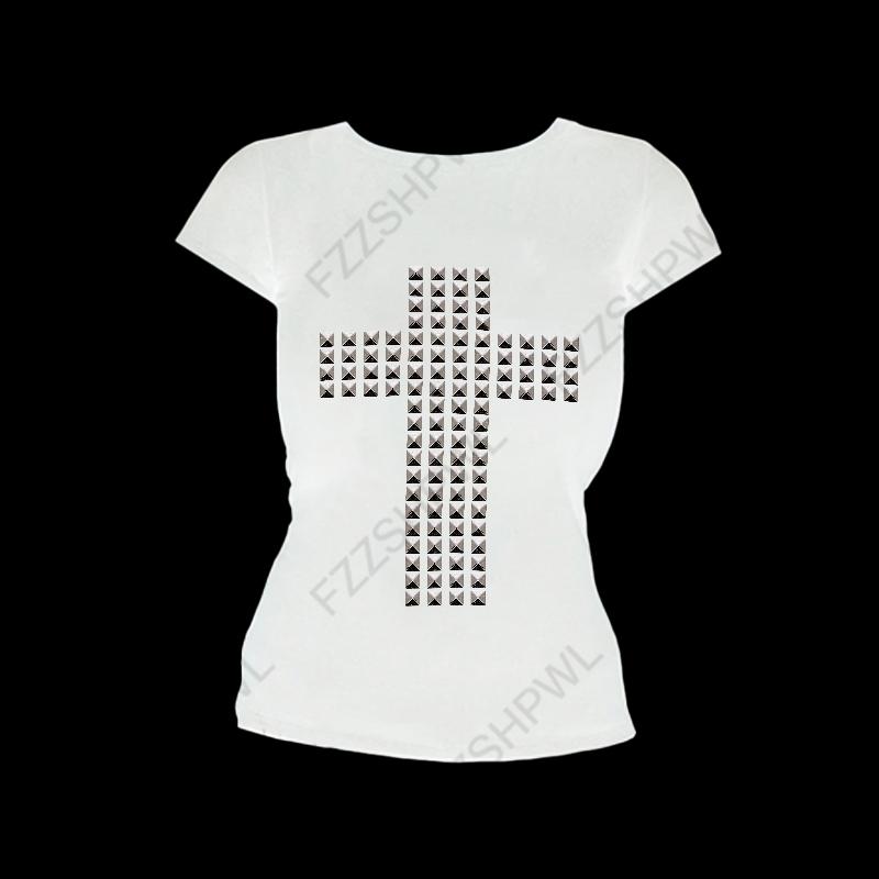 VAYLA Gothic Punk Rock Hip Hop Damska koszulka z krótkim rękawem Seksowna, dopasowana, szykowna, swobodna, podstawowa, metaliczna, dekoracyjna, krótka bluzka Y2K Emo Girl Clothes