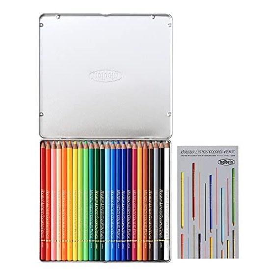 Oil-based Colored Pencils PRO. Holbein Art Made Japan Artist 24 Color Set Quick-drying Soft Core Thick Corethick Shaft