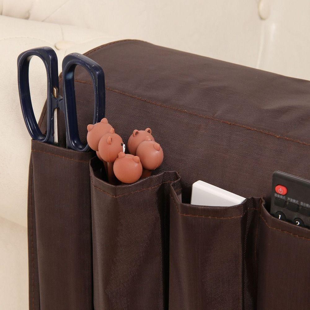 Non-Slip Sofa Handrail Tray Foldable Couch Arm Rest Organizer Couch Table Top Holder  Snack
