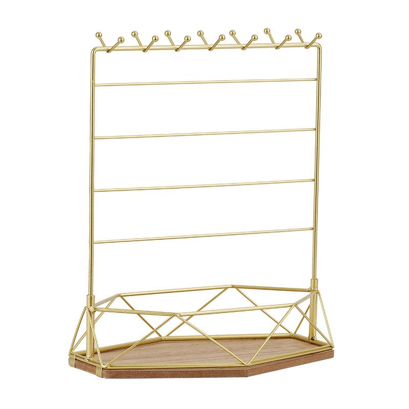 Metal Earring Jewelry Rack 7-layer Cosmetic Ring Storage Rack Bracelet Necklace Jewelry Display Prop