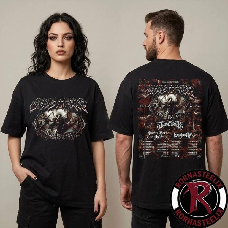 Guilt Trip Armour Of Angels UK And Europe 2026 Schedule Tour Dates Unisex T Shir