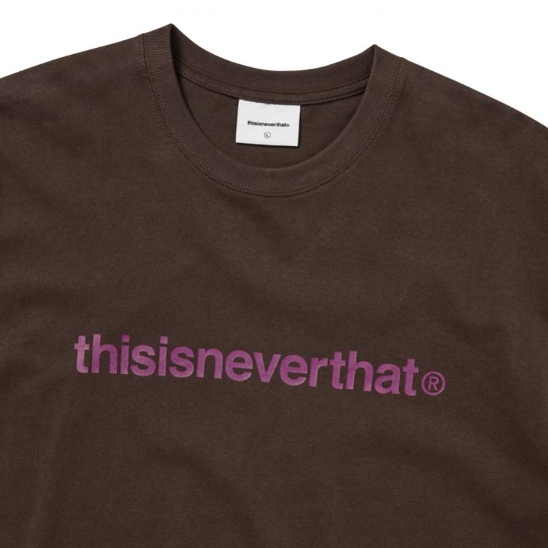 ThIs Is Never ThaT T Logo Tee Dark chocolaTe