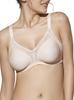 Soft Women's Bra with Tulle, No Wires, and Smooth Cups, Pink Soft Women's Bra with Tulle, No Wires, and Smooth Cups, Pink