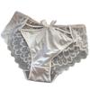 Japanese-Style Lace Bow Low-Waist Breathable Cotton Panties for Women