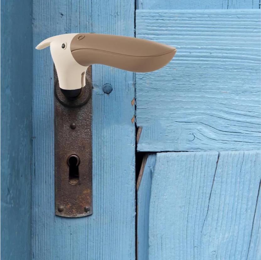 

Cute Cartoon Door Handle Gloves, Silicone Door Handle Gloves One Size кавовий