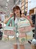 College Style Nylon Backpack With Fabric For School Use