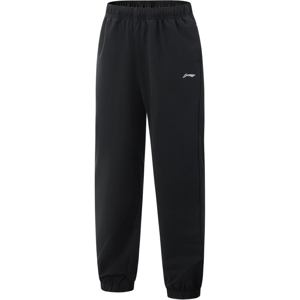 Li Ning YOUNG Full Length Pants Overall Fitness Collection Black Teenagers YYKV053-1 130