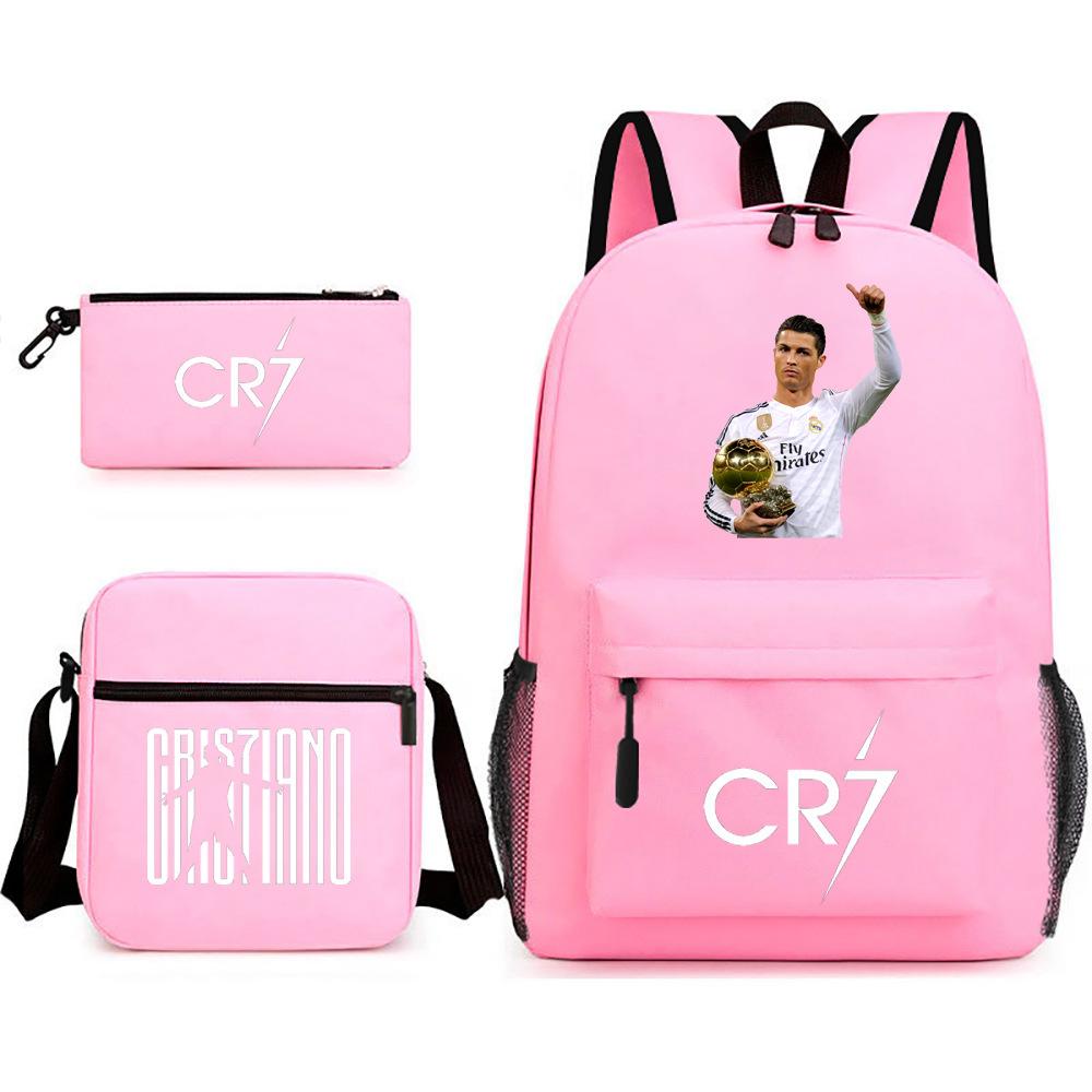 Stitc Cartoon Full Print Backpack Student Bag Pencil Case Two-Piece Set Children'S Backpack