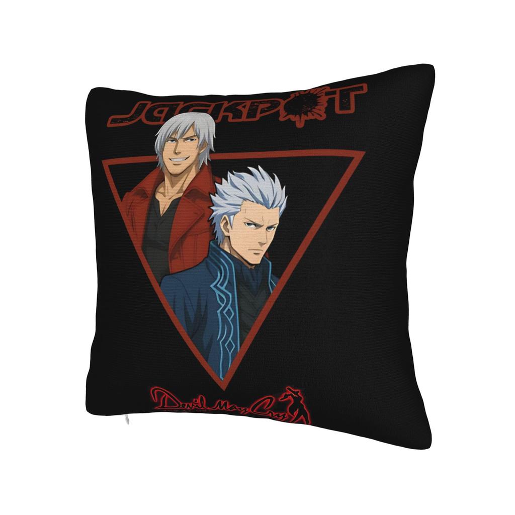Decorative Pillowcases Devils May-Cry 3 Accessories Seater Throw Pillow Case Cover Zippered Multiple Sizes
