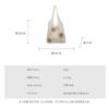 New Casual Vacation Tote Bag Flower Bag Knitted Bag Mesh Hollow Shoulder Bag Women's Tide