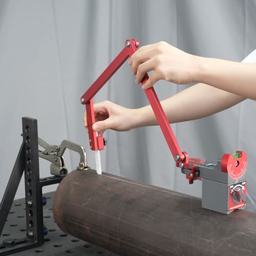 Strong Needle, Round Contour Marker, Magnetic Base, On/off Switch, Integrated Leveling Dial, Adjustable Marking Line Angle, RCM100.