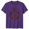 Scottish Tartan Unisex T Shirt Thistle Emblem Scotland Heritage Symbol Tee