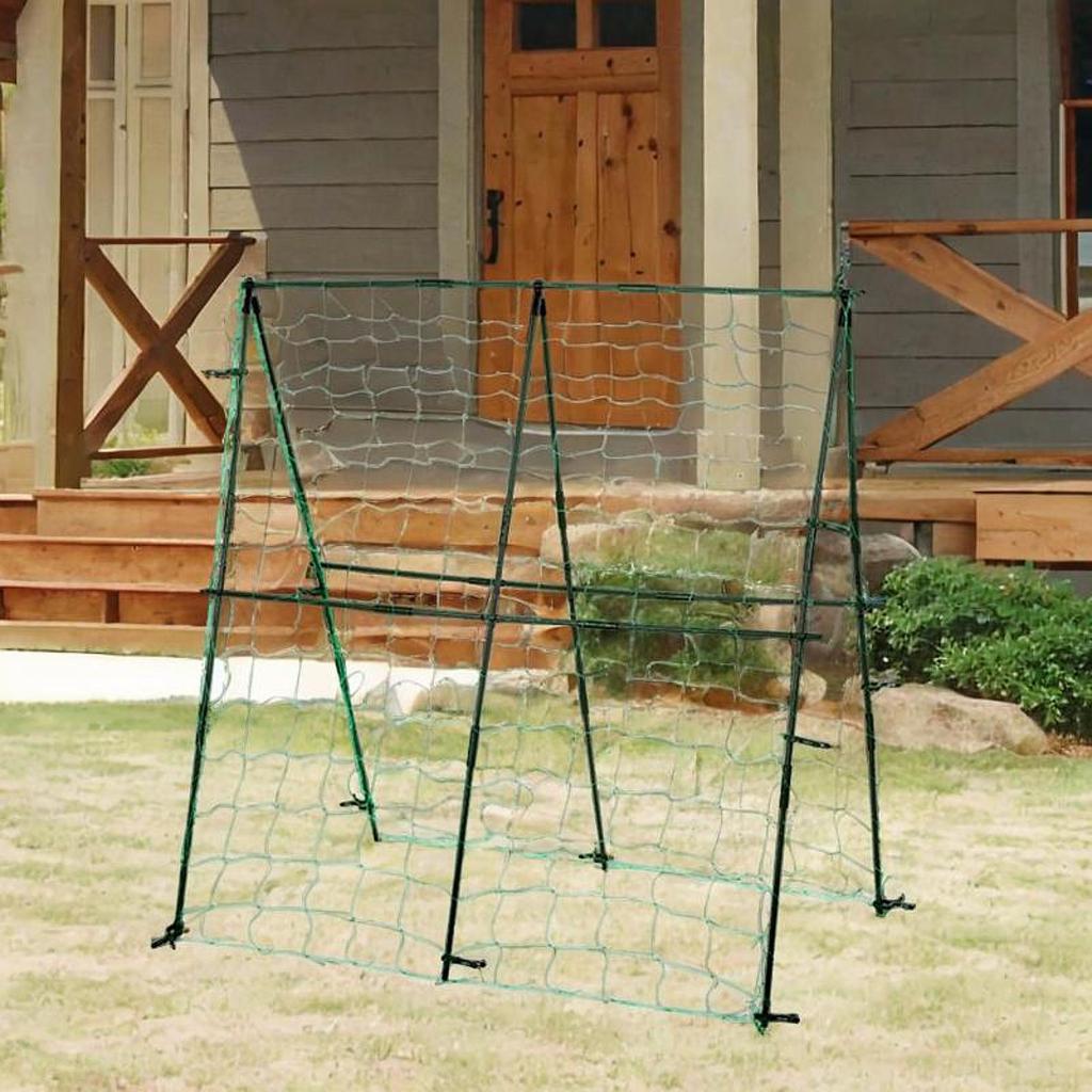 Detachable A Frame Garden Trellis Vegetable Plant Climbing Frame Kit Grow Supports for Vine Cucumber Trellis Tomatoes Grapes