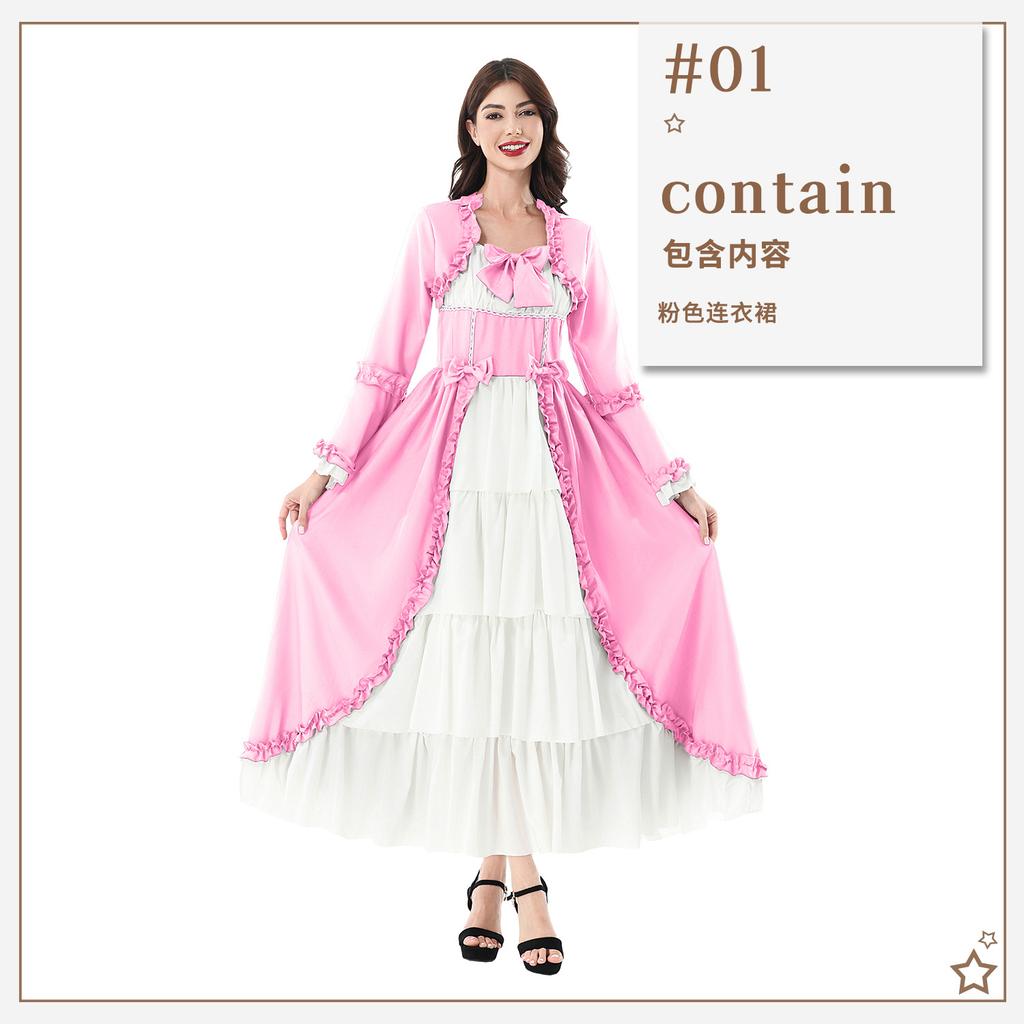 Medieval Renaissance dress performance costume European court style carnival