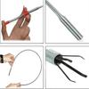Pinza Flessibile a Lunga Portata Chiave per Viti Scarico Lavandino Raccogli Oggetti Pinza Pulitore 60cm Pulitori Scarico Raccogli Oggetti Estranei Scarico