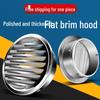 Stainless Steel Round Rainproof Vent Cap Grille Louver for Exhaust and Ventilation