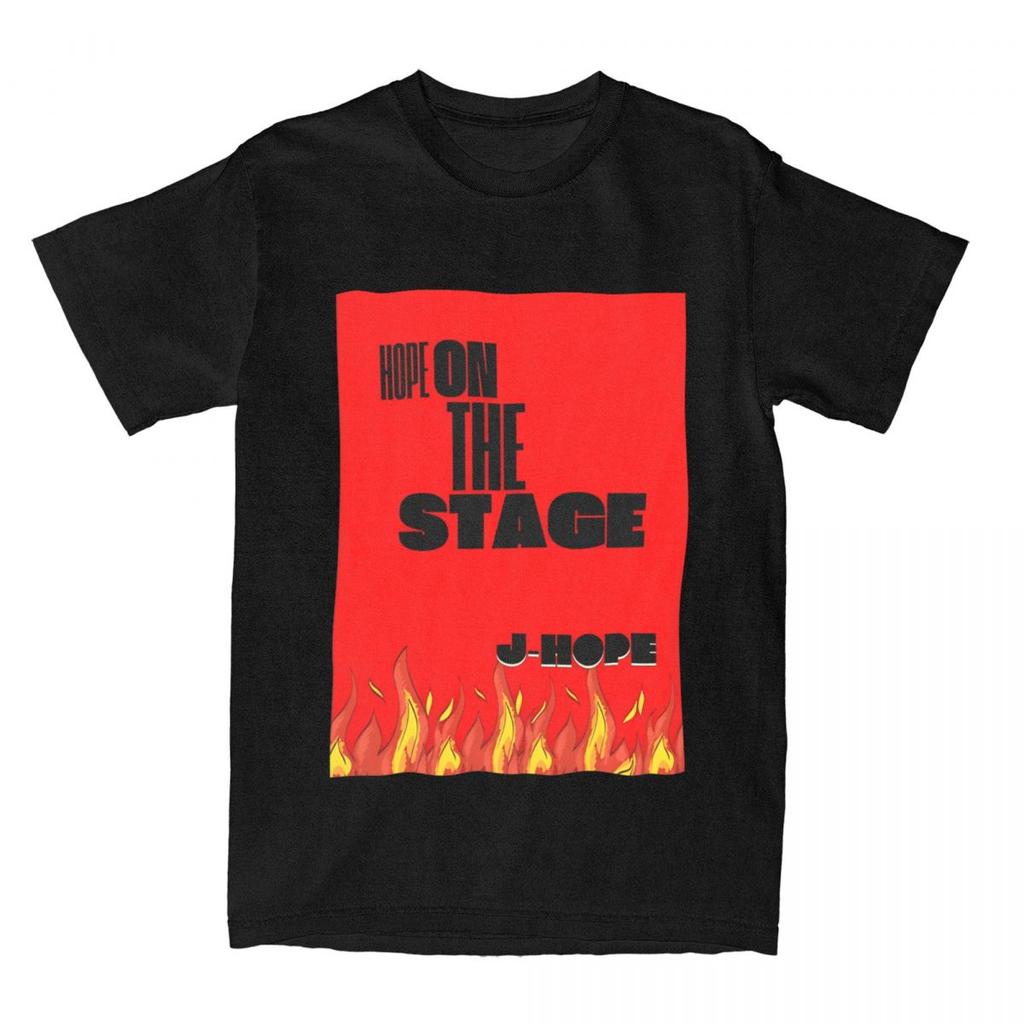 Kpop  J-Hope Hope On The Stage Tour 2025 T-Shirt Novelty T-Shirts Short Sleeve Vintage Tshirt Summer Cotton 4XL 5XL 6XL Clothes