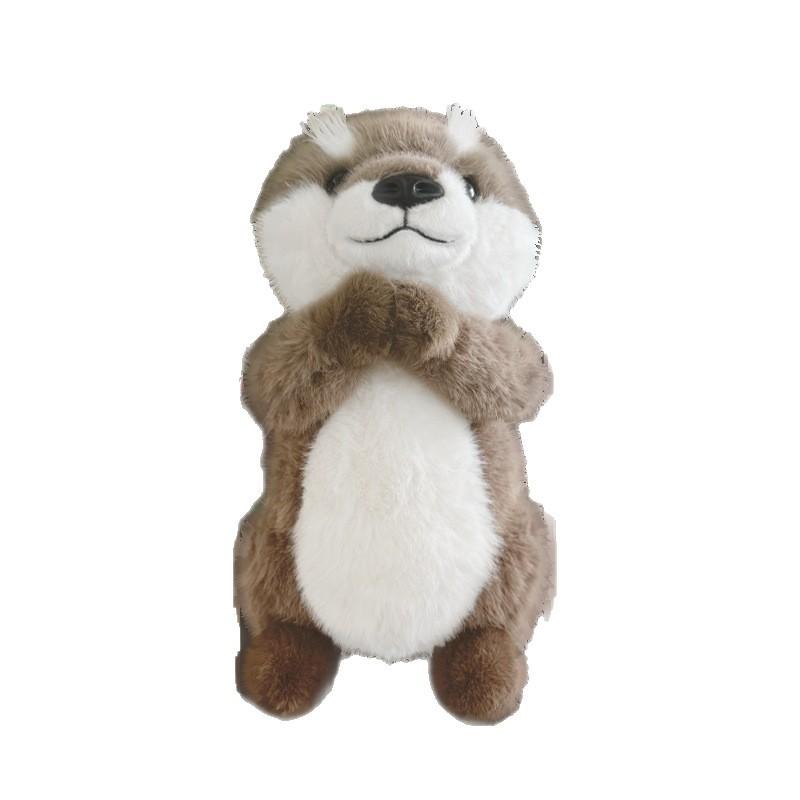 

Simulated standing magnet hand otter doll sleeps with plush toy cute doll hugs playmate children s gift Small 25cm 0.2kg