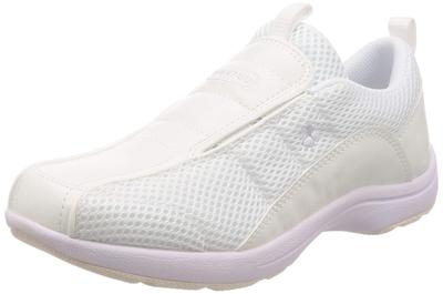 Moonstar Women's Omoiyari 506 Work Nurse Shoes, Sneaker-Style Nurse Shoes, White, Size 23.5 Cm, 2E
