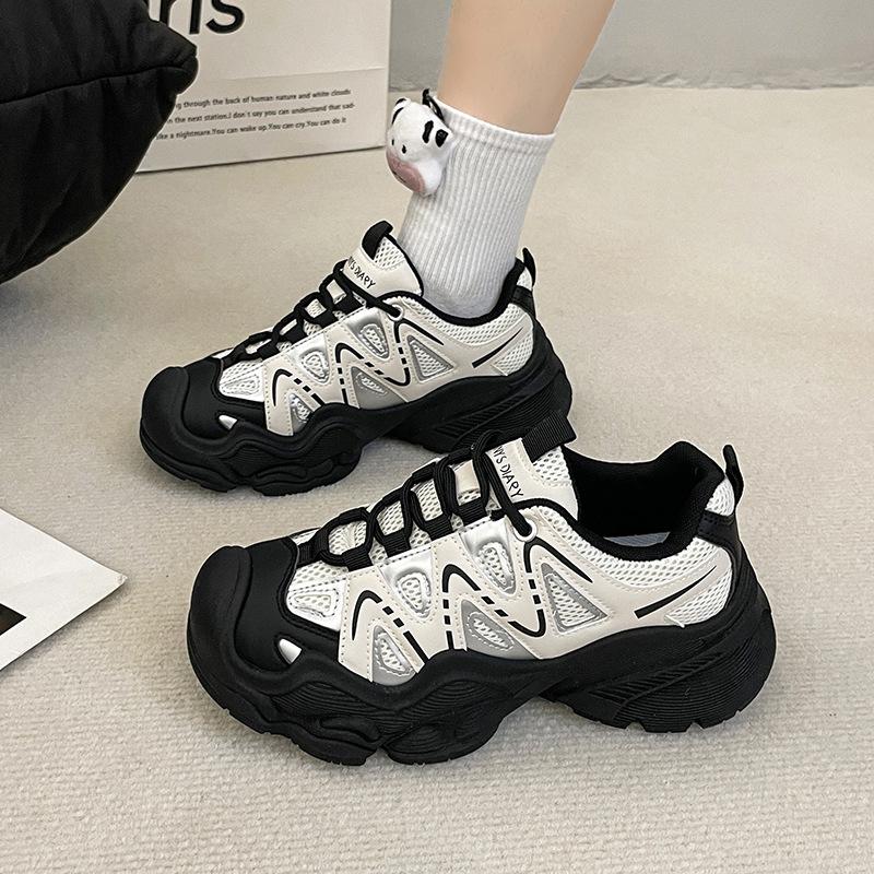 

Versatile sports casual shoes for women 2025 autumn and summer new Korean version breathable dad shoes for women ins student casual shoes tide 40