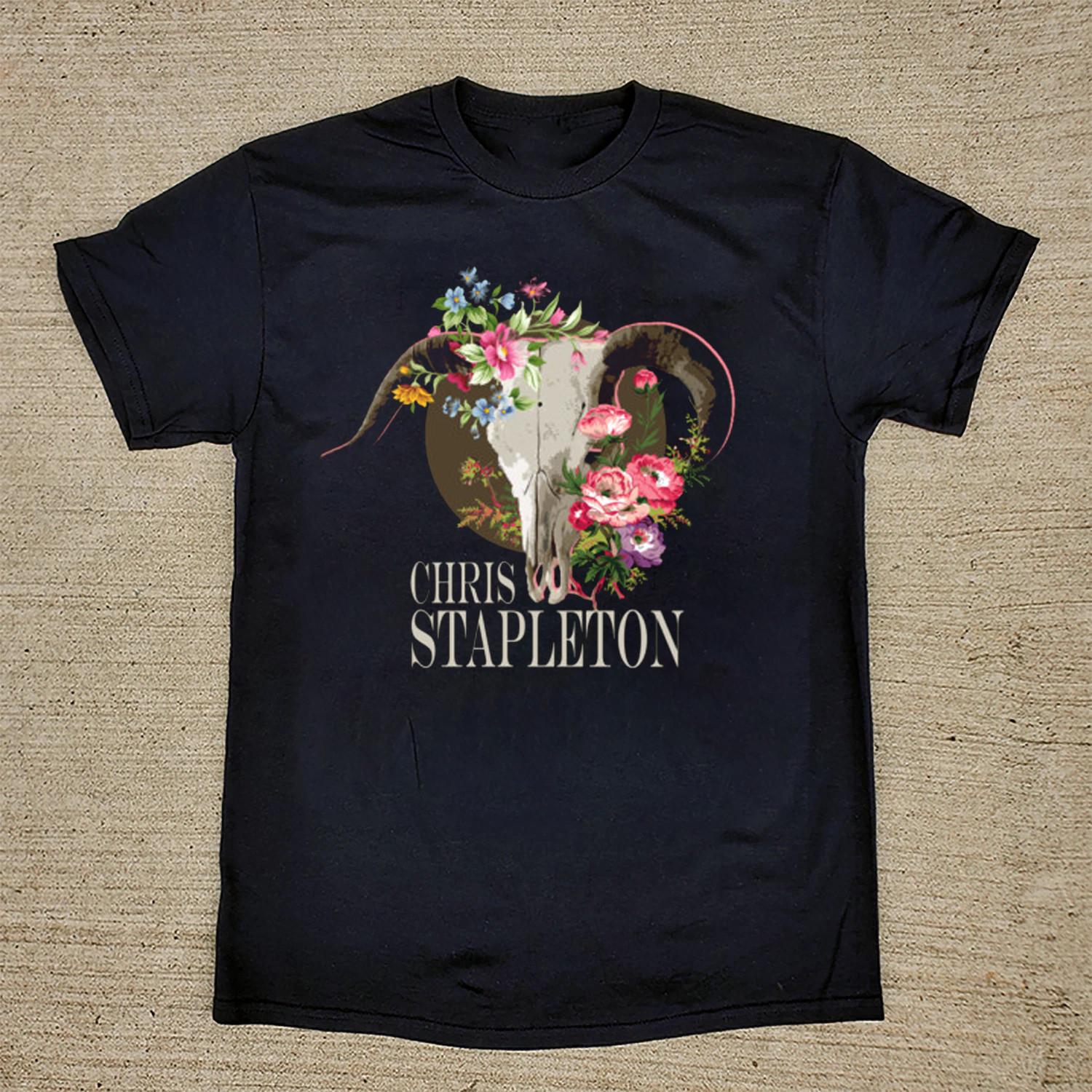 Chris Stapleton Black Cotton Shirt All size S-5XL Unisex BS823 L