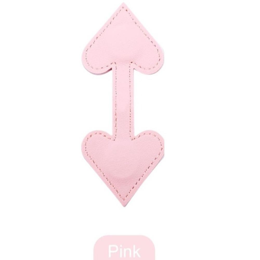 Leather Magnetic Bookmark Heart Shape Book Markers High Quality Page Divider  Reading Lovers Gift