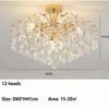 French Crystal Chandelier Modern Ceiling Lamps Luxury Living Room Lights Home Decor Items Dining Room Hotel Bedroom Room Lights